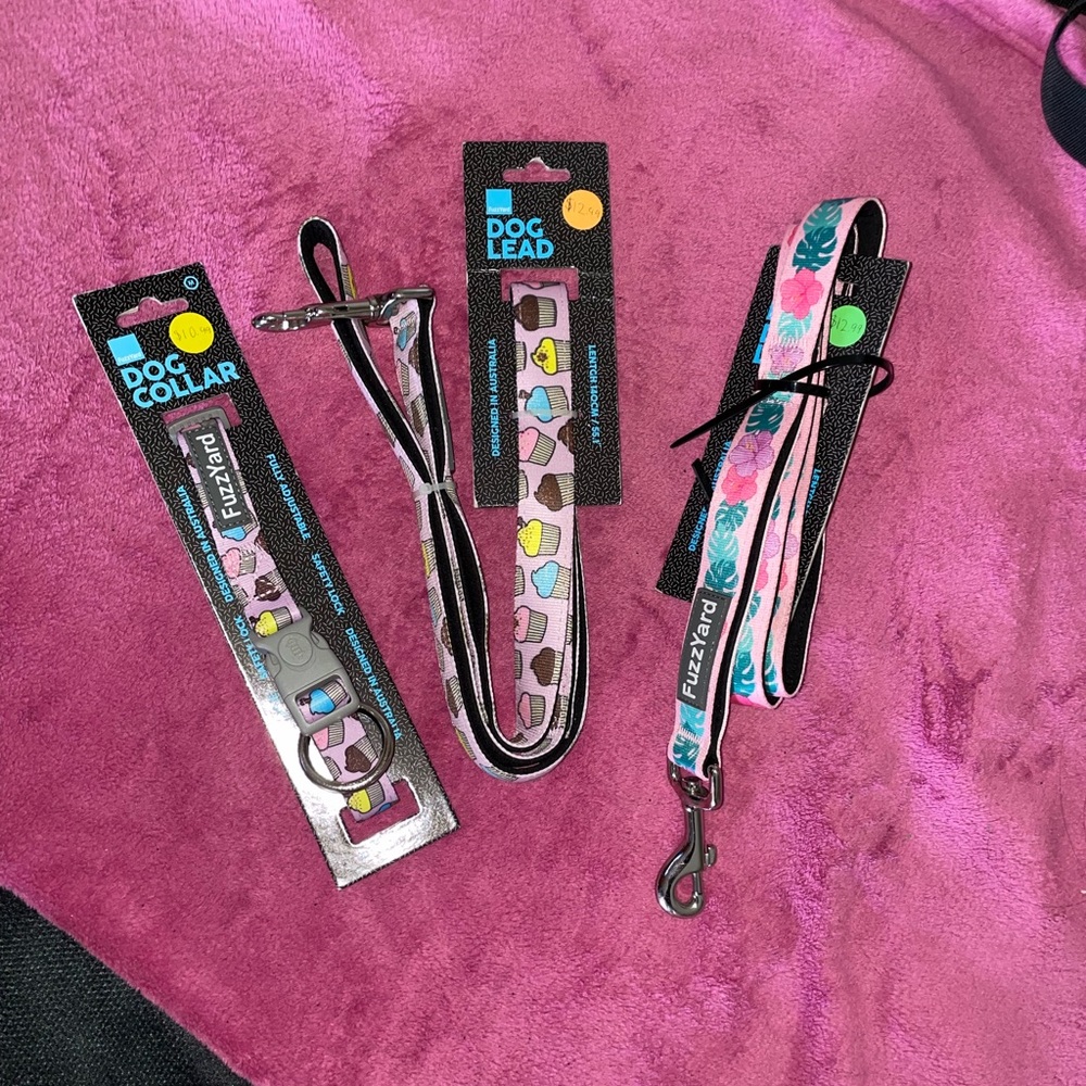 Dog accessories Each $8